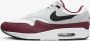 Nike Air Max 1 White Dark Team Red Pure Platinum Black- Heren White Dark Team Red Pure Platinum Black - Thumbnail 11