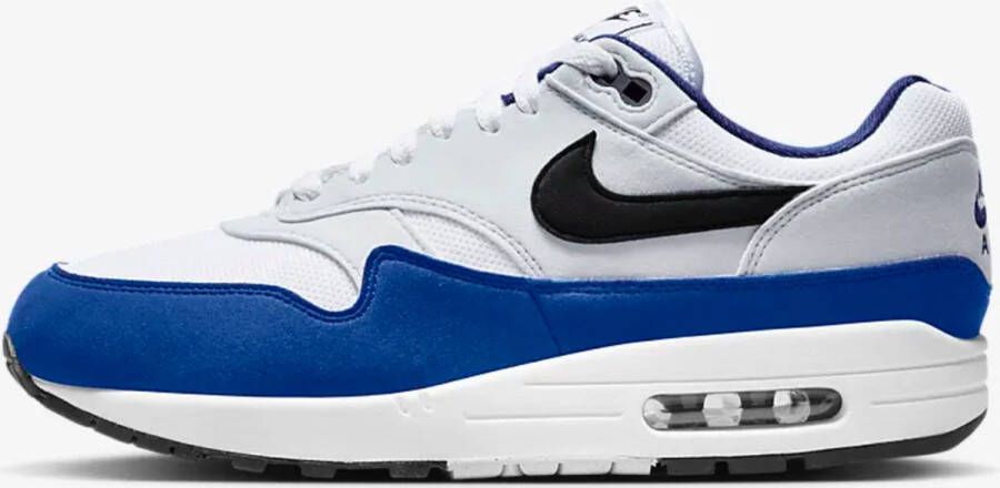 Nike Air Max 1 Running Schoenen white black deep royal blue maat: 40.5 beschikbare maaten:40.5