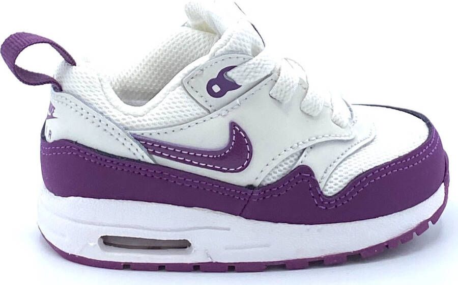 Nike schoenen voor baby's peuters Air Max 1 EasyOn Summit White White Viotech Summit White White Viotech