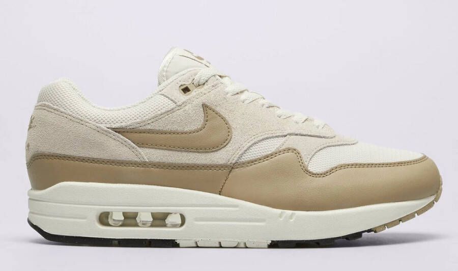 Nike Herenschoenen Air Max 1 Essential Phantom Light Orewood Brown Black Khaki- Heren Phantom Light Orewood Brown Black Khaki