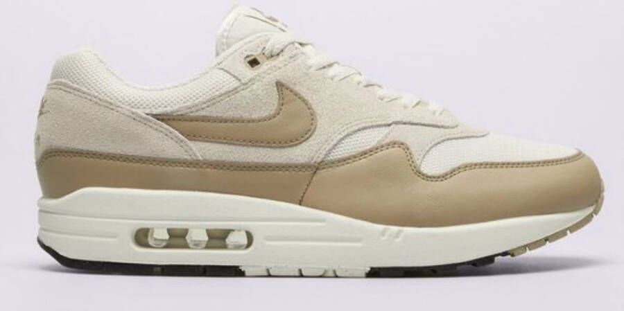 Nike Herenschoenen Air Max 1 Essential Phantom Light Orewood Brown Black Khaki- Heren Phantom Light Orewood Brown Black Khaki