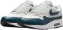 Nike Herenschoenen Air Max 1 Essential Summit White Light Silver White Armoury Navy- Heren Summit White Light Silver White Armoury Navy - Thumbnail 1