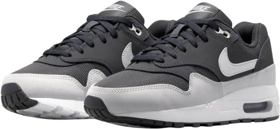 Nike Herenschoenen Air Max 1 Essential Off-Noir White Black Vast Grey- Heren Off-Noir White Black Vast Grey