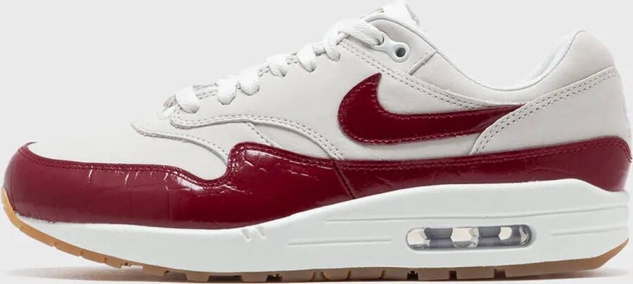 Nike Air Max 1 LX Beige Rood Sneakers Dames