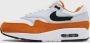 Nike Air Max 1 Monarch Oranje Grijs Wit Zwart) Sneakers Unisex - Thumbnail 4