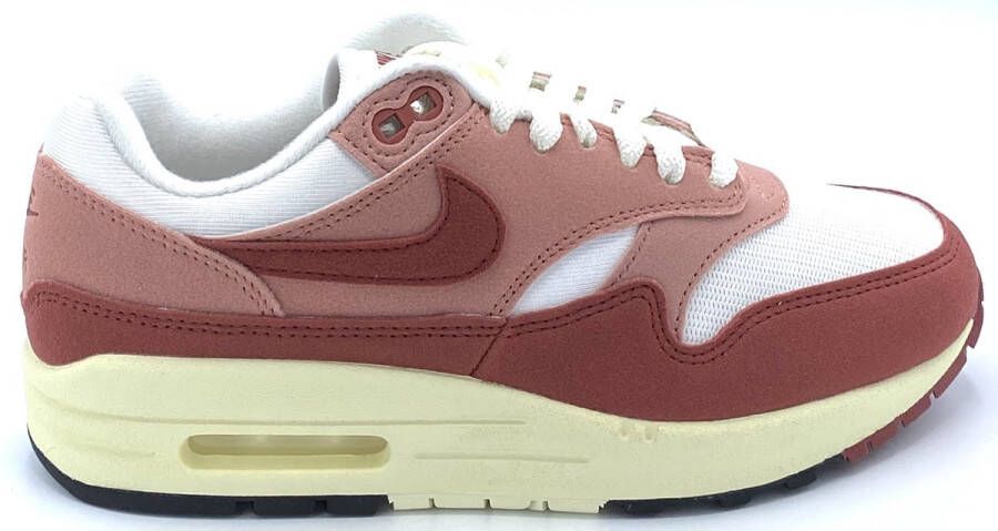 Nike Wmns Air Max 1 '87 Sneakers Dames sail cedar red stardust coconut milk maat: 37.5 beschikbare maaten:36.5 37.5 38.5 39 40.5 41