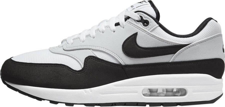 Nike Air Max 1 White Pure Platinum Black- White Pure Platinum Black