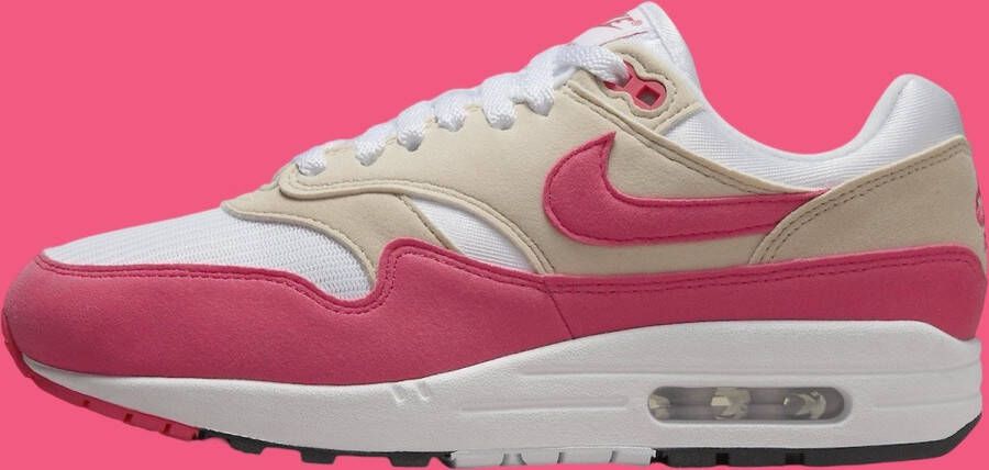 Nike Air Max 1 Wmns Aster Pink Sneakers Wit Roze Beige