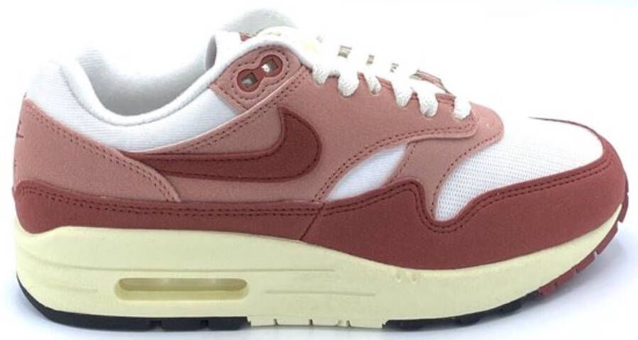 Nike Wmns Air Max 1 '87 Sneakers sail cedar red stardust coconut milk maat: 36.5 beschikbare maaten:36.5 37.5 38.5 39 40.5 41