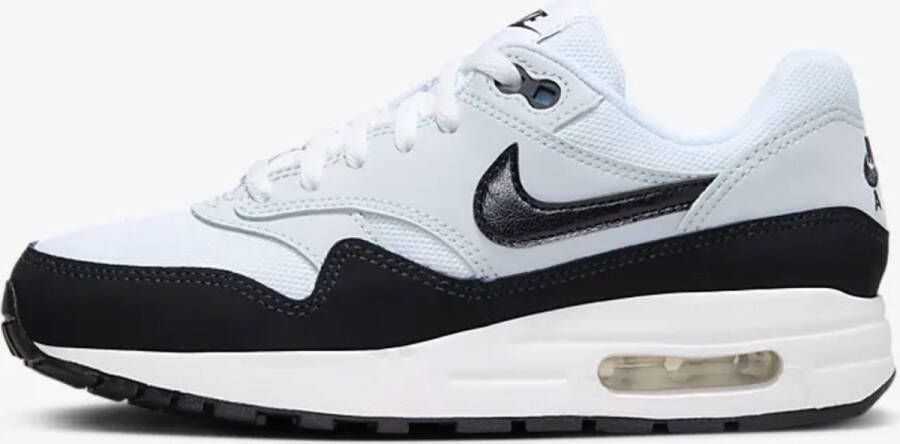 Nike Kinderschoenen Air Max 1 White Pure Platinum Black White Pure Platinum Black