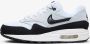 Nike Kinderschoenen Air Max 1 White Pure Platinum Black White Pure Platinum Black - Thumbnail 1