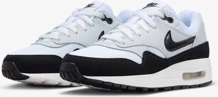 Nike Kinderschoenen Air Max 1 White Pure Platinum Black White Pure Platinum Black