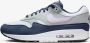 Nike Air Max 1 Thunder Blue Sneakers Unisex Blauw Grijs Roze Wit - Thumbnail 5