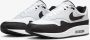 Nike Air Max 1 White Pure Platinum Black- Heren White Pure Platinum Black - Thumbnail 6