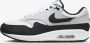 Nike Air Max 1 White Pure Platinum Black- Heren White Pure Platinum Black - Thumbnail 1