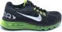 Nike Kinderschoenen Air Max 2013 Black Volt Metallic Silver Black Volt Metallic Silver - Thumbnail 1