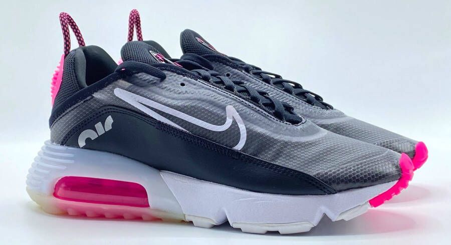 Nike Air Max 2090 sschoen Black White Pink Blast Metallic Silver