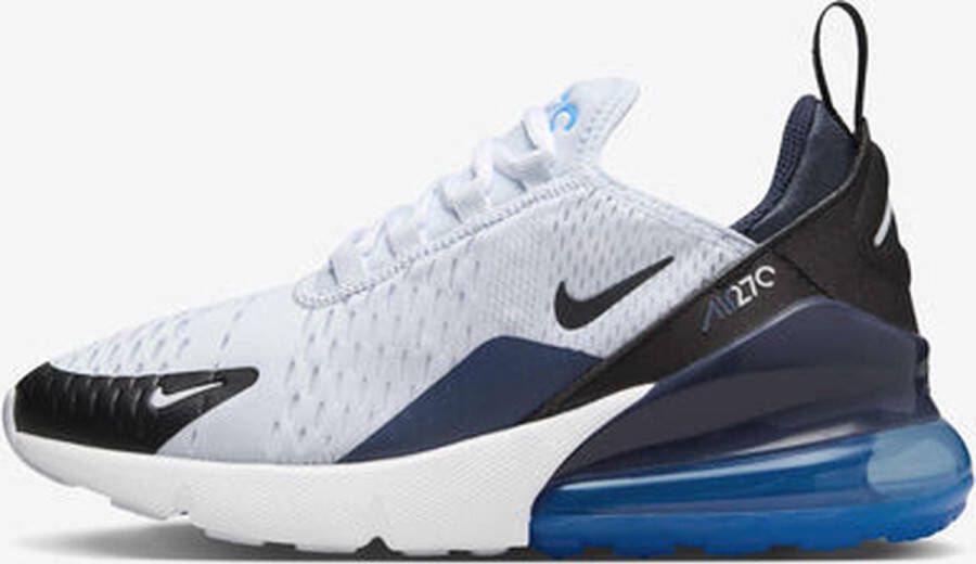 Nike Kinderschoenen Air Max 270 Football Grey Thunder Blue Photo Blue Black Football Grey Thunder Blue Photo Blue Black