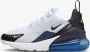 Nike Kinderschoenen Air Max 270 Football Grey Thunder Blue Photo Blue Black Football Grey Thunder Blue Photo Blue Black - Thumbnail 1