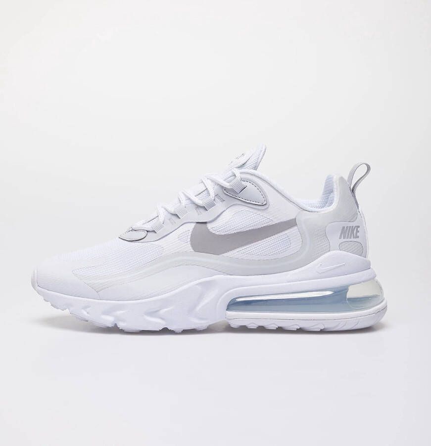 Nike Air Max 270 React White Light Smoke Grey Sneakers Unisex