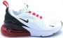 Nike Air Max 270 Junior White Black Siren Red Medium Ash Kind - Thumbnail 1