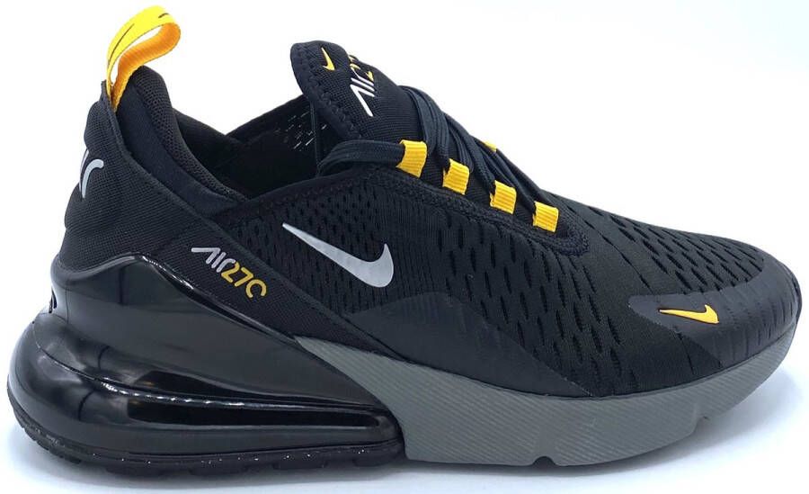 Nike Kinderschoenen Air Max 270 Black University Gold Smoke Grey Metallic Silver Black University Gold Smoke Grey Metallic Silver