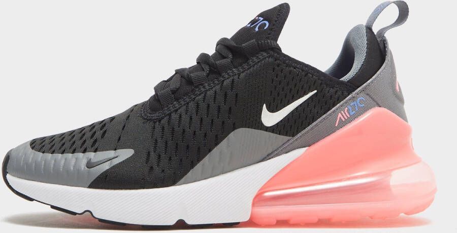 Nike Air Max 270 Junior Black Smoke Grey Sunset Pulse Metallic Silver Kind