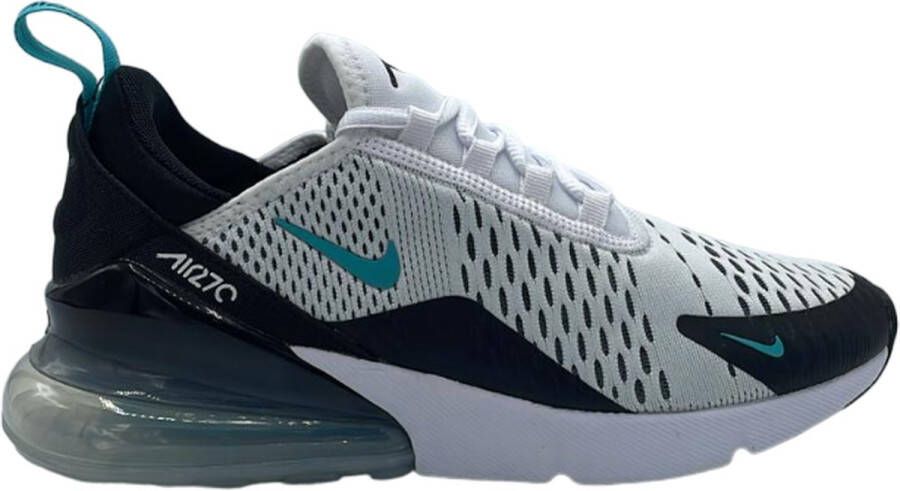 Nike Damesschoenen Air Max 270 White Black Metallic Silver Dusty Cactus- Dames White Black Metallic Silver Dusty Cactus