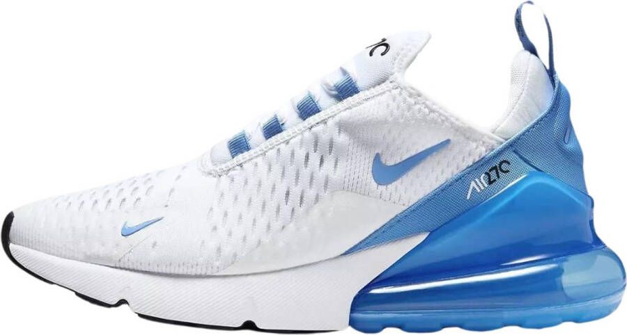 Nike Air Max 270 White University Blue Sneakers Dames DOOS ZONDER DEKSEL