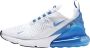 Nike Air Max 270 White University Blue Sneakers Dames DOOS ZONDER DEKSEL - Thumbnail 1