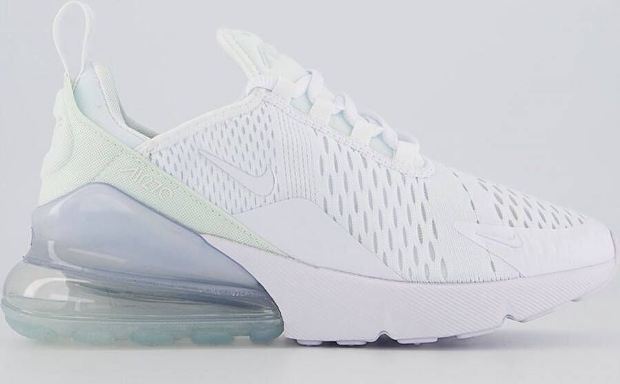 Nike Air Max 270 Dames White Pure Platinum Sail Metallic Silver Dames