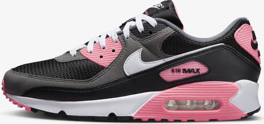 Nike Air Max 90 black white-iron grey-sunset pulse