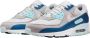 Nike Herenschoenen Air Max 90 Pure Platinum Glacier Blue Court Blue White- Heren Pure Platinum Glacier Blue Court Blue White - Thumbnail 9