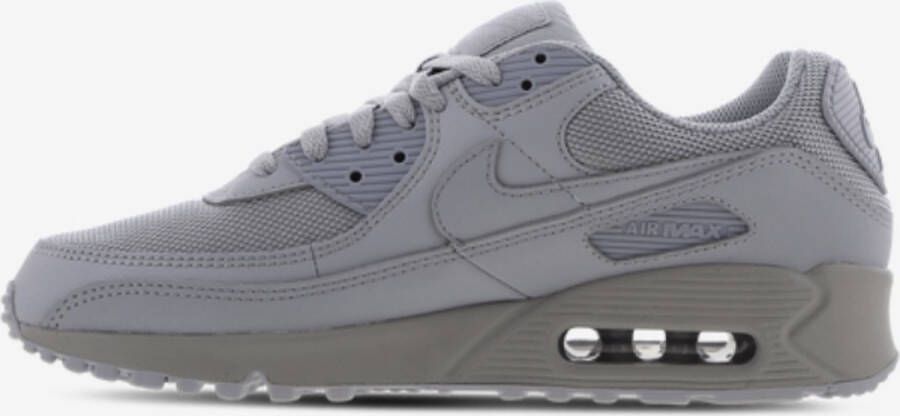 Nike Air Max 90 Grey Nubuck Sneakers Heren