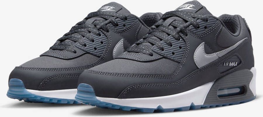 Nike Air Max 90 Anthracite Industrial Blue White Reflect Silver- Anthracite Industrial Blue White Reflect Silver