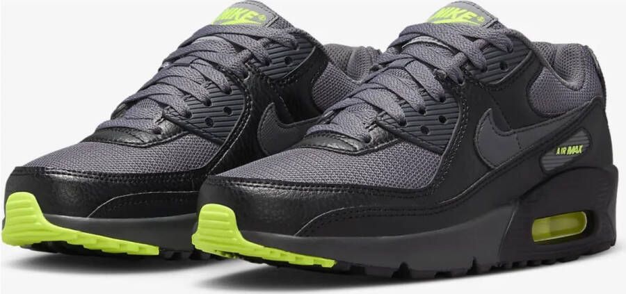 Nike Kinderschoenen Air Max 90 Next Nature Black Volt Volt Dark Grey Black Volt Volt Dark Grey