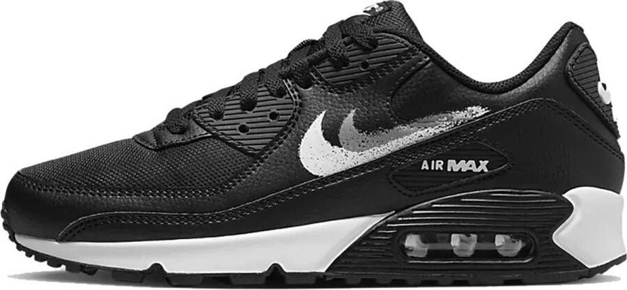 Nike Air Max 90 Sneaker Grey Black Stencil