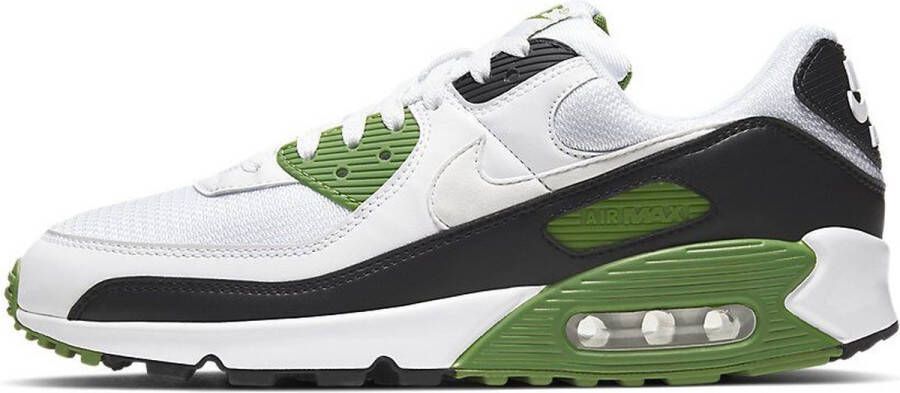 Nike AIR MAX 90 heren sneaker wit groen zwart