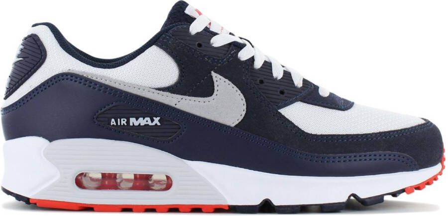 Nike Air Max 90 Navy Crimson DM0029-400 Blauw