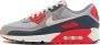 Nike Herenschoenen Air Max 90 Light Smoke Grey Armoury Navy Fire Red Phantom- Heren Light Smoke Grey Armoury Navy Fire Red Phantom - Thumbnail 3