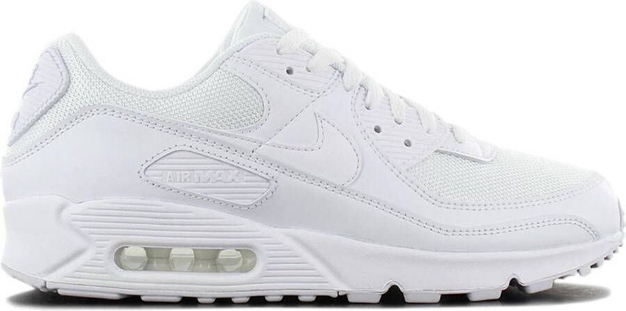 Nike Air Max 90 Running Schoenen white white white wolf grey maat: 39 beschikbare maaten:41 42.5 39 40 44.5 45 46 40.5 47.5 45.5 47 38.5