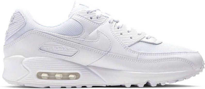 Nike Air Max 90 Running Schoenen white white white wolf grey maat: 39 beschikbare maaten:41 42.5 39 40 44.5 45 46 40.5 47.5 45.5 47 38.5