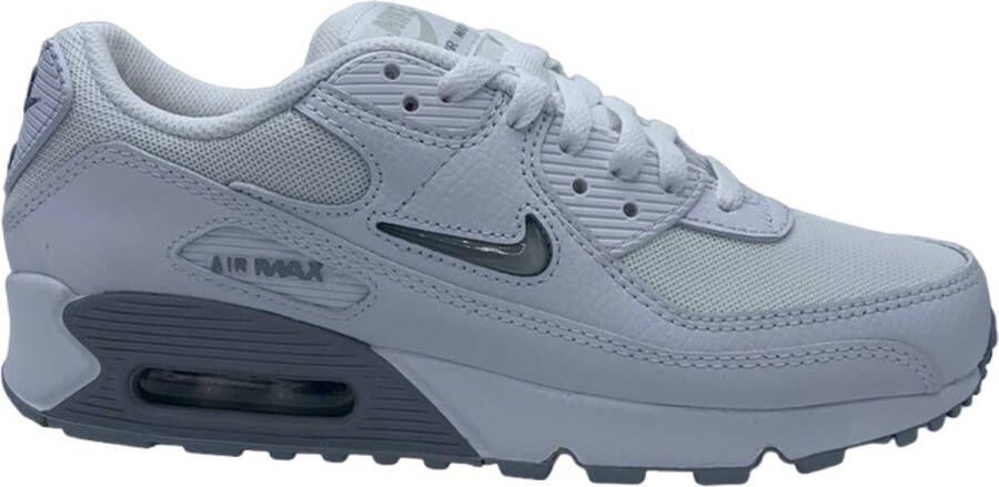 Nike Herenschoen Air Max 90 White Light Smoke Grey Photon Dust- Heren White Light Smoke Grey Photon Dust