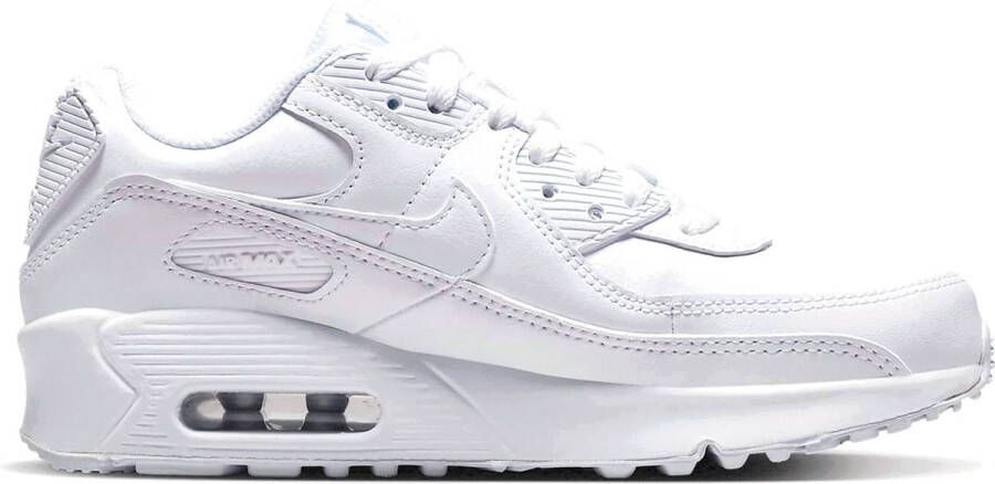 Nike Air Max 90 Ltr (gs) Running Schoenen white white metallic silver-white maat: 37.5 beschikbare maaten:36.5 37.5