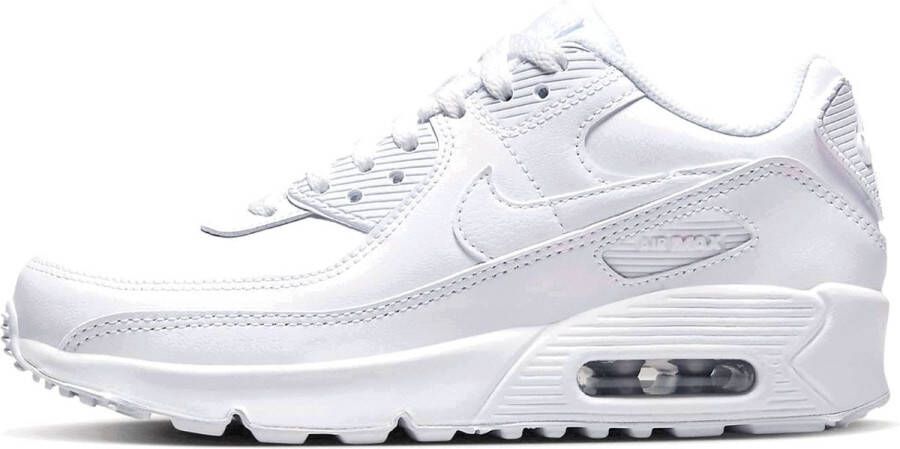 Nike Air Max 90 Ltr (gs) Running Schoenen white white metallic silver-white maat: 37.5 beschikbare maaten:36.5 37.5