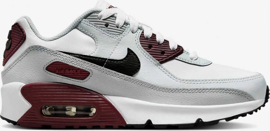 Nike Air Max 90 LTR Kids White Dark Team Red Pure Platinum Black Kind White Dark Team Red Pure Platinum Black