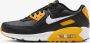 Nike Air Max 90 Leather Junior Black University Gold White Kind Black University Gold White - Thumbnail 1