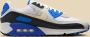 Nike Herenschoenen Air Max 90 Premium White Racer Blue Black Khaki- Heren White Racer Blue Black Khaki - Thumbnail 6