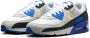 Nike Herenschoenen Air Max 90 Premium White Racer Blue Black Khaki- Heren White Racer Blue Black Khaki - Thumbnail 7