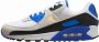 Nike Herenschoenen Air Max 90 Premium White Racer Blue Black Khaki- Heren White Racer Blue Black Khaki - Thumbnail 1